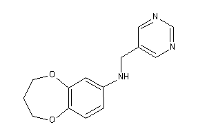 3,4-dihydro-2H-1,5-benzodioxepin-7-yl(5-pyrimidylmethyl)amine