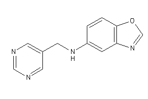 1,3-benzoxazol-5-yl(5-pyrimidylmethyl)amine