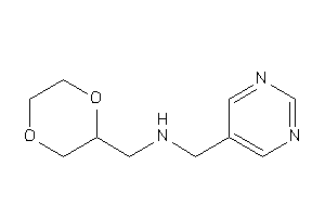 1,4-dioxan-2-ylmethyl(5-pyrimidylmethyl)amine