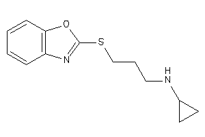 Image of 3-(1,3-benzoxazol-2-ylthio)propyl-cyclopropyl-amine