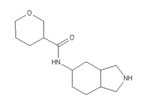 N-(2,3,3a,4,5,6,7,7a-octahydro-1H-isoindol-5-yl)tetrahydropyran-3-carboxamide