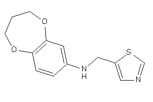 3,4-dihydro-2H-1,5-benzodioxepin-7-yl(thiazol-5-ylmethyl)amine