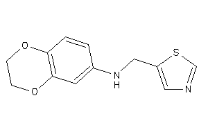 2,3-dihydro-1,4-benzodioxin-7-yl(thiazol-5-ylmethyl)amine