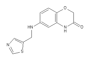 6-(thiazol-5-ylmethylamino)-4H-1,4-benzoxazin-3-one