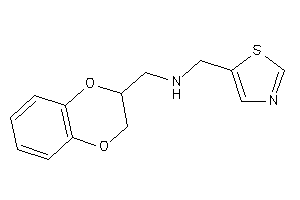 2,3-dihydro-1,4-benzodioxin-3-ylmethyl(thiazol-5-ylmethyl)amine