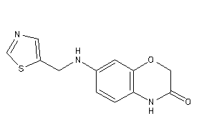 7-(thiazol-5-ylmethylamino)-4H-1,4-benzoxazin-3-one