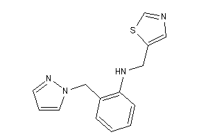 [2-(pyrazol-1-ylmethyl)phenyl]-(thiazol-5-ylmethyl)amine