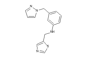 [3-(pyrazol-1-ylmethyl)phenyl]-(thiazol-5-ylmethyl)amine