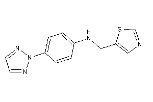 Thiazol-5-ylmethyl-[4-(triazol-2-yl)phenyl]amine