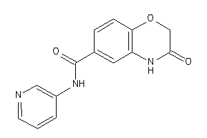 3-keto-N-(3-pyridyl)-4H-1,4-benzoxazine-6-carboxamide