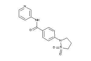 4-(1,1-diketo-1,2-thiazolidin-2-yl)-N-(3-pyridyl)benzamide