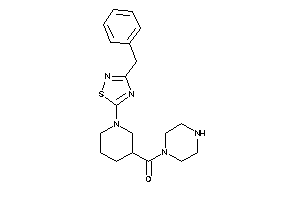 Image of [1-(3-benzyl-1,2,4-thiadiazol-5-yl)-3-piperidyl]-piperazino-methanone