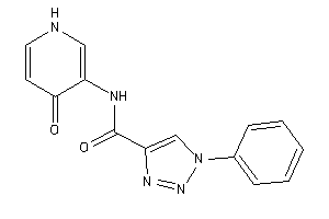 N-(4-keto-1H-pyridin-3-yl)-1-phenyl-triazole-4-carboxamide