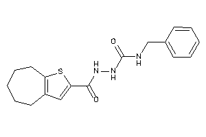 1-benzyl-3-(5,6,7,8-tetrahydro-4H-cyclohepta[b]thiophene-2-carbonylamino)urea