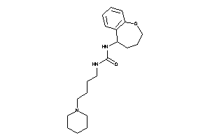 1-(4-piperidinobutyl)-3-(2,3,4,5-tetrahydro-1-benzoxepin-5-yl)urea