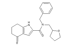 N-benzyl-4-keto-N-(tetrahydrofurfuryl)-1,5,6,7-tetrahydroindole-2-carboxamide