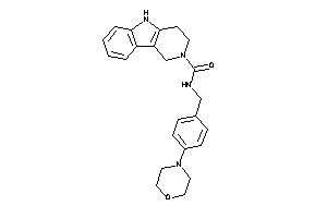 N-(4-morpholinobenzyl)-1,3,4,5-tetrahydropyrido[4,3-b]indole-2-carboxamide