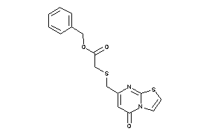 Image of 2-[(5-ketothiazolo[3,2-a]pyrimidin-7-yl)methylthio]acetic Acid Benzyl Ester