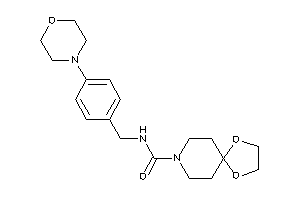 N-(4-morpholinobenzyl)-1,4-dioxa-8-azaspiro[4.5]decane-8-carboxamide