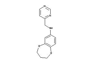 3,4-dihydro-2H-1,5-benzodioxepin-7-yl(4-pyrimidylmethyl)amine