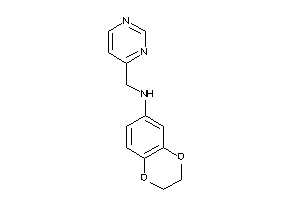 2,3-dihydro-1,4-benzodioxin-7-yl(4-pyrimidylmethyl)amine