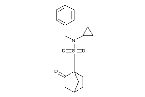 N-benzyl-N-cyclopropyl-1-(2-ketonorbornan-1-yl)methanesulfonamide