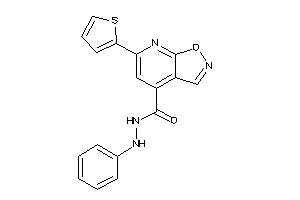 N'-phenyl-6-(2-thienyl)isoxazolo[5,4-b]pyridine-4-carbohydrazide