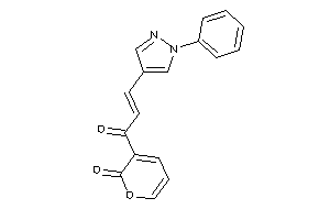 3-[3-(1-phenylpyrazol-4-yl)acryloyl]pyran-2-one