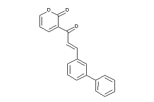 3-[3-(3-phenylphenyl)acryloyl]pyran-2-one