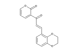 3-[3-(2,3-dihydro-1,4-benzodioxin-5-yl)acryloyl]pyran-2-one