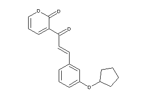 3-[3-[3-(cyclopentoxy)phenyl]acryloyl]pyran-2-one