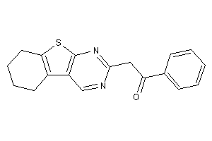 1-phenyl-2-(5,6,7,8-tetrahydrobenzothiopheno[2,3-d]pyrimidin-2-yl)ethanone