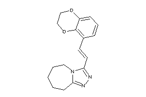 3-[2-(2,3-dihydro-1,4-benzodioxin-5-yl)vinyl]-6,7,8,9-tetrahydro-5H-[1,2,4]triazolo[4,3-a]azepine