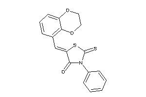 5-(2,3-dihydro-1,4-benzodioxin-5-ylmethylene)-3-phenyl-2-thioxo-thiazolidin-4-one