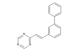 2-[2-(3-phenylphenyl)vinyl]-s-triazine