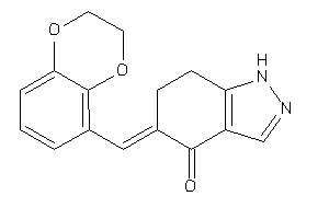 5-(2,3-dihydro-1,4-benzodioxin-5-ylmethylene)-6,7-dihydro-1H-indazol-4-one