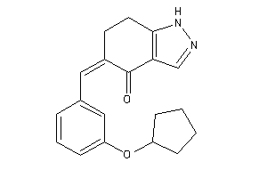 Image of 5-[3-(cyclopentoxy)benzylidene]-6,7-dihydro-1H-indazol-4-one