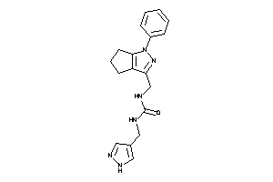 1-[(1-phenyl-5,6-dihydro-4H-cyclopenta[c]pyrazol-3-yl)methyl]-3-(1H-pyrazol-4-ylmethyl)urea