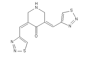 3,5-bis(thiadiazol-4-ylmethylene)-4-piperidone