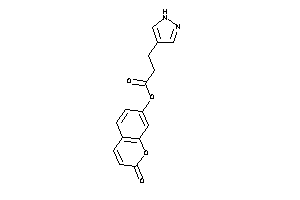 3-(1H-pyrazol-4-yl)propionic Acid (2-ketochromen-7-yl) Ester