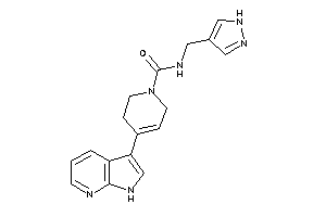 N-(1H-pyrazol-4-ylmethyl)-4-(1H-pyrrolo[2,3-b]pyridin-3-yl)-3,6-dihydro-2H-pyridine-1-carboxamide