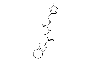 1-(1H-pyrazol-4-ylmethyl)-3-(4,5,6,7-tetrahydrobenzothiophene-2-carbonylamino)urea