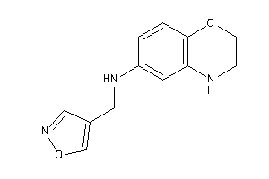 3,4-dihydro-2H-1,4-benzoxazin-6-yl(isoxazol-4-ylmethyl)amine