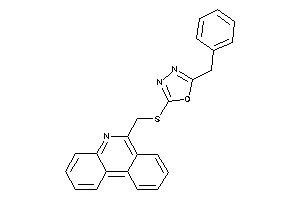 2-benzyl-5-(phenanthridin-6-ylmethylthio)-1,3,4-oxadiazole