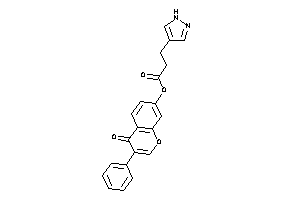 3-(1H-pyrazol-4-yl)propionic Acid (4-keto-3-phenyl-chromen-7-yl) Ester