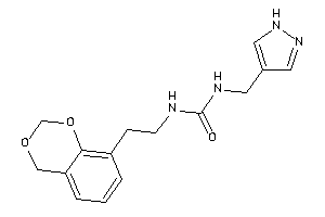 1-[2-(4H-1,3-benzodioxin-8-yl)ethyl]-3-(1H-pyrazol-4-ylmethyl)urea