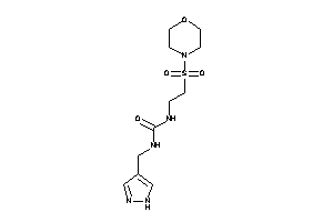 1-(2-morpholinosulfonylethyl)-3-(1H-pyrazol-4-ylmethyl)urea