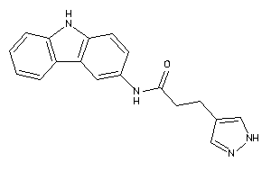 N-(9H-carbazol-3-yl)-3-(1H-pyrazol-4-yl)propionamide