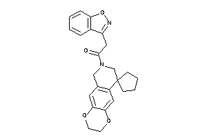 2-indoxazen-3-yl-1-spiro[2,3,6,8-tetrahydro-[1,4]dioxino[2,3-g]isoquinoline-9,1'-cyclopentane]-7-yl-ethanone