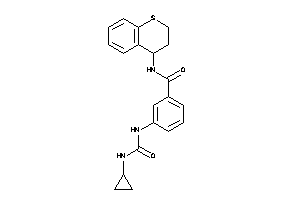 3-(cyclopropylcarbamoylamino)-N-thiochroman-4-yl-benzamide